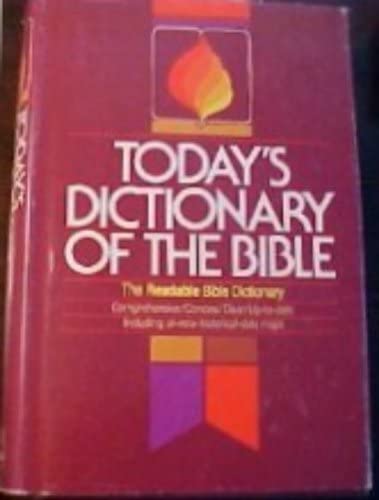 Cover of Today's dictionary of the Bible