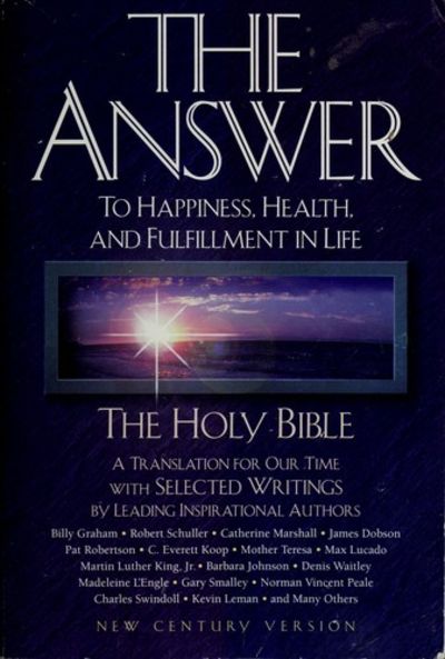 Cover of The Answer: To Happiness, Health, and Fulfillment in Life