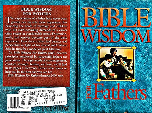 Cover of Bible wisdom for fathers