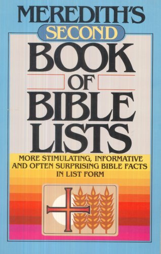 Cover of Merediths Second Book of Bible Lists