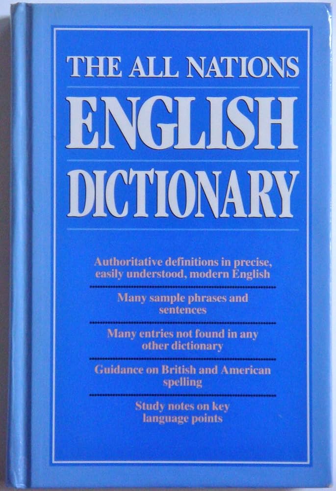Cover of The All Nations English Dictionary