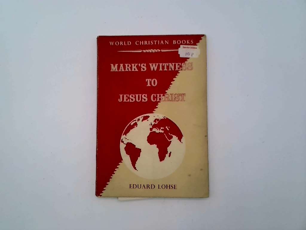 Cover of Marks Witness to Jesus Christ- CO