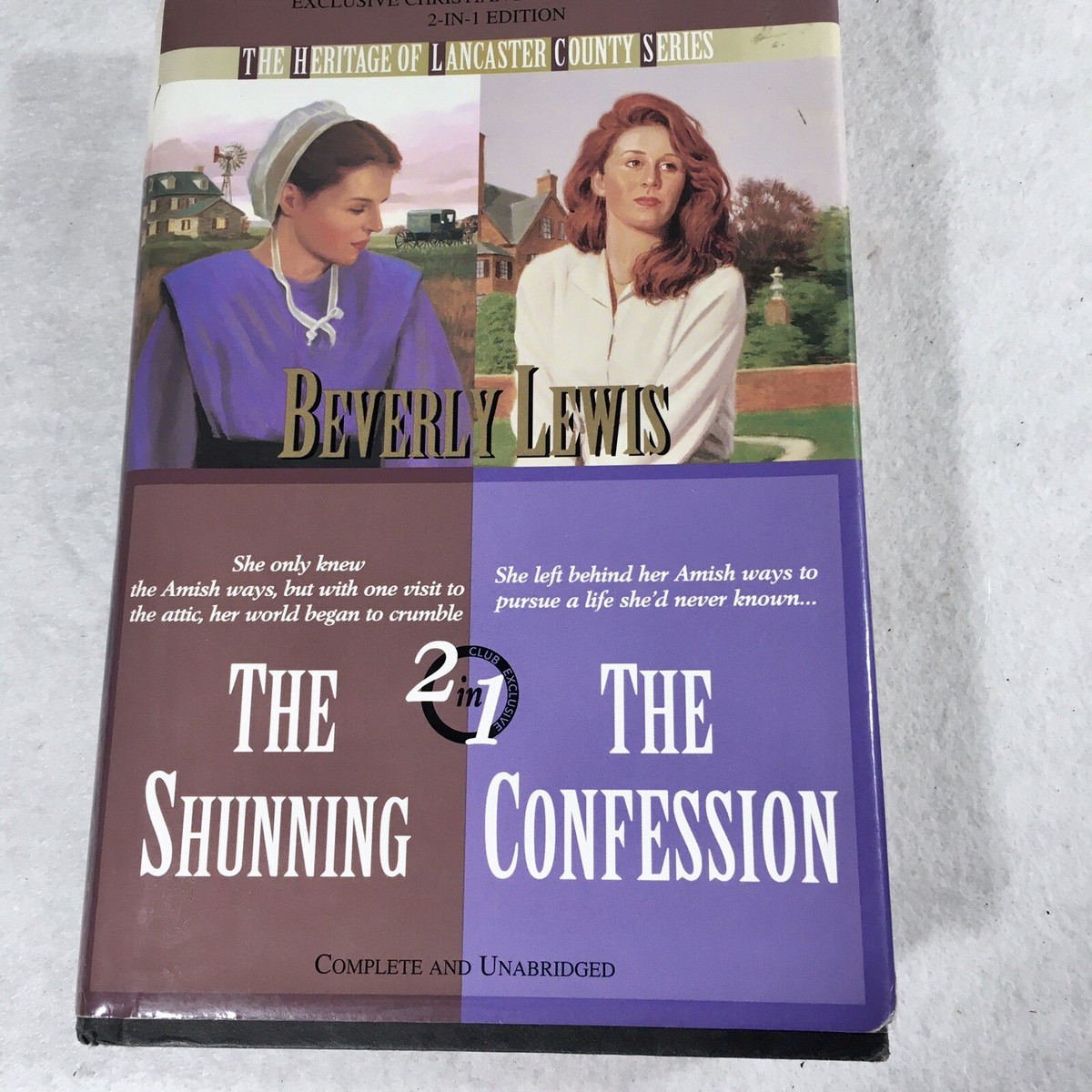 Cover of The Heritage Of Lancaster County Series - 2 in 1 - The Shunning & The Confession