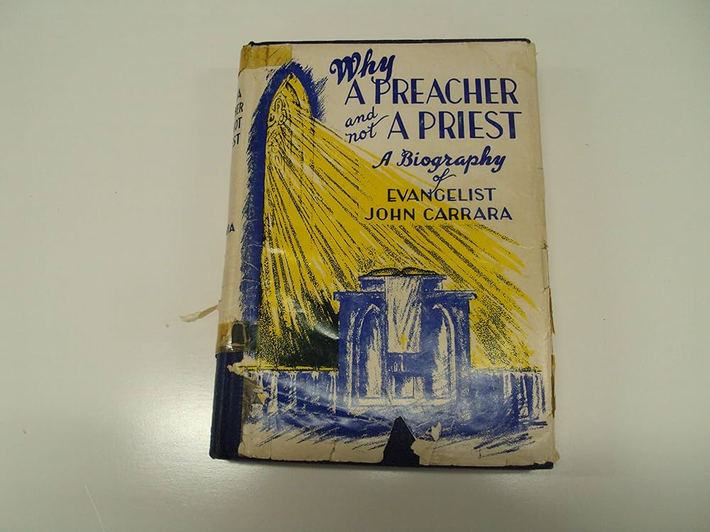 Cover of Why a Preacher and Not a Priest