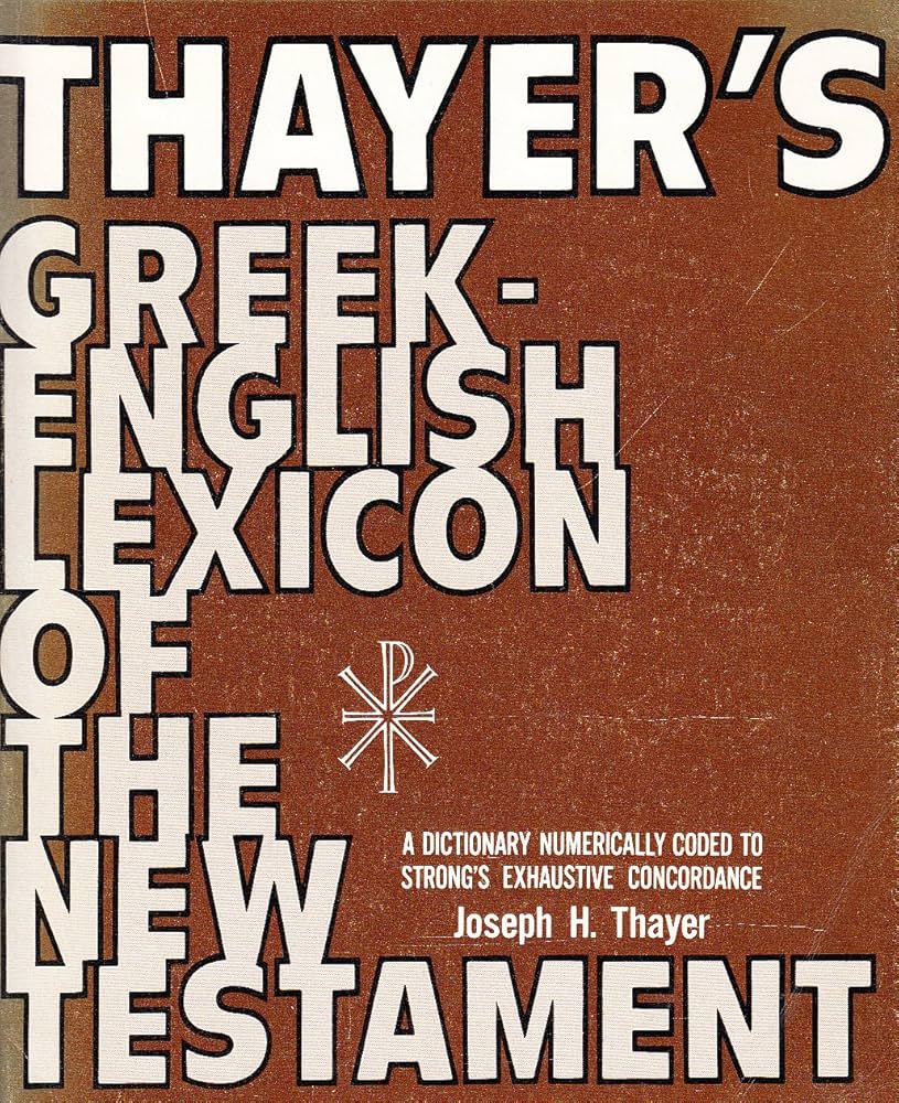 Cover of Thayers Greek English Lexicon of the New Testament