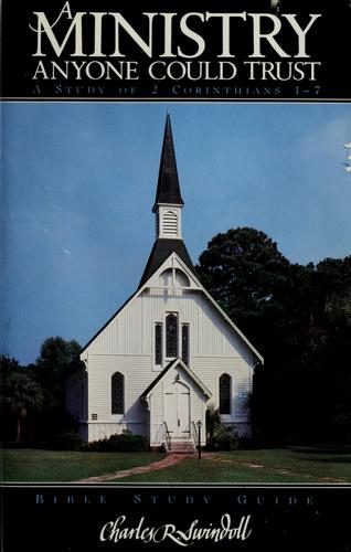 Cover of Ministry Anyone Could Trust - A Study of 2 Corinthians 1 - 7