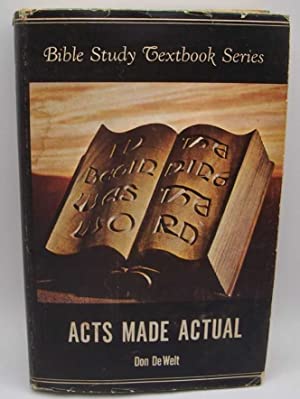 Cover of Acts Made Actual -Bible Study Textbook