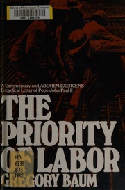 Cover of The Priority Of Labor