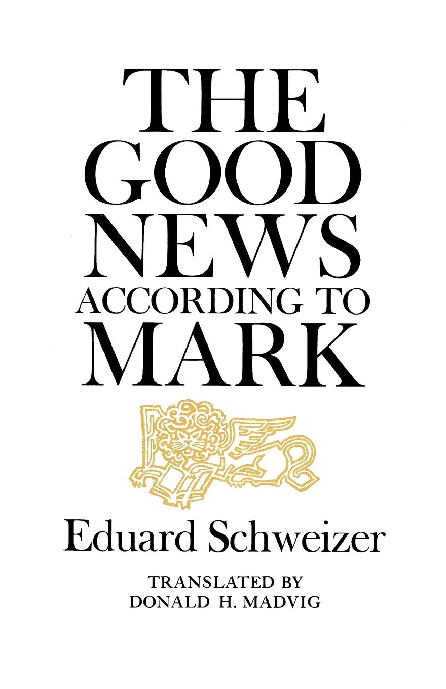 Cover of The Good News According to Mark