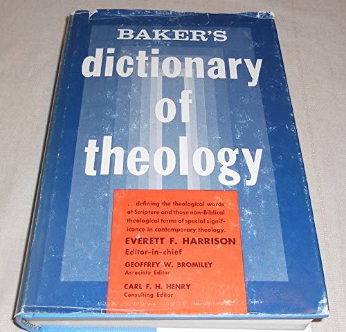 Cover of Bakers Dictionary of Theology