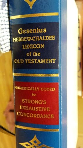 Cover of Gesenius Hebrew-Chaldee Lexicon to the Old Testament