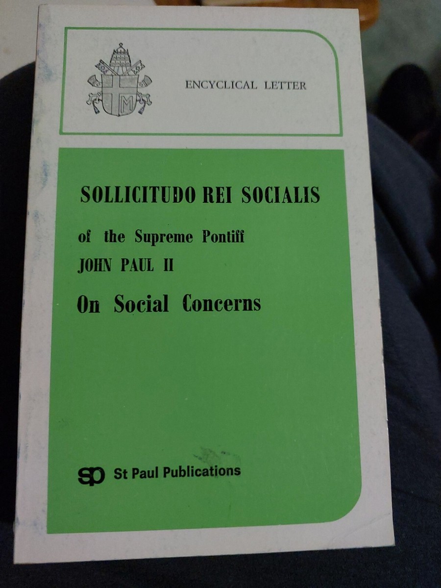 Cover of Sollicitudo Rei Socialis: Encyclical Letter