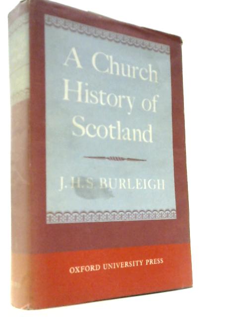 Cover of A Church History of Scotland