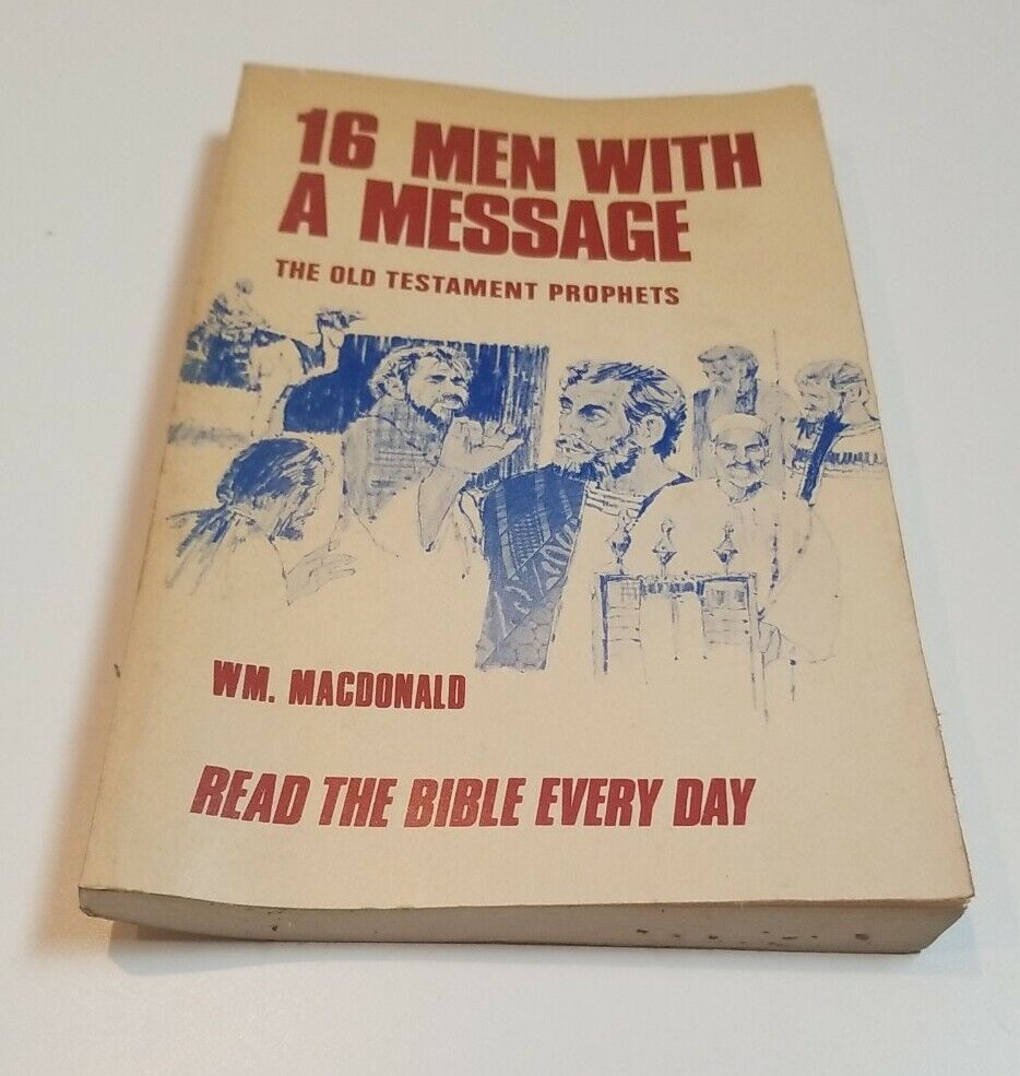 Cover of 16 Men with a Message - The Old Testament Prophets