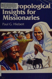 Cover of Anthropological Insights for Missionaries