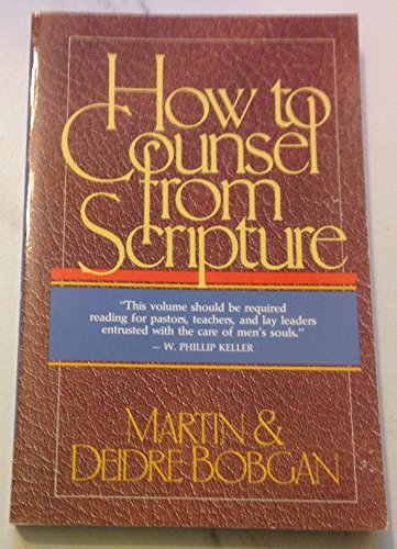 Cover of How to Counsel from Scripture