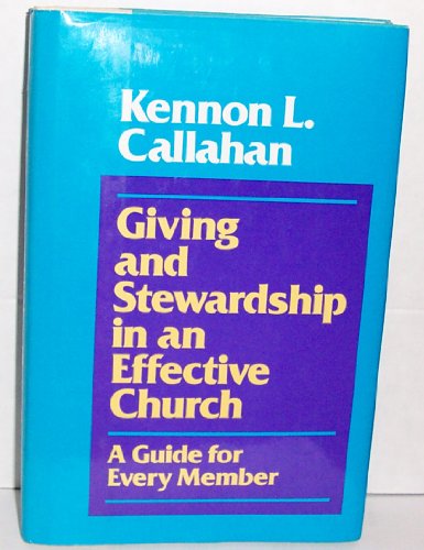 Cover of Giving and Stewardship in an Effective Church