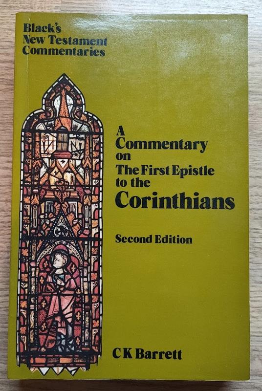 Cover of A Commentary on the First Epistle to the Corinthians - Second Edition