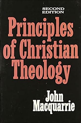 Cover of Principles of Christian Theology