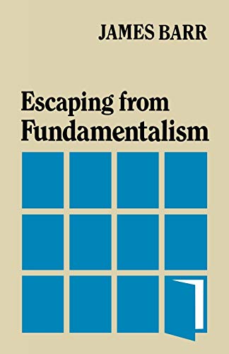 Cover of Escaping from Fundamentalism