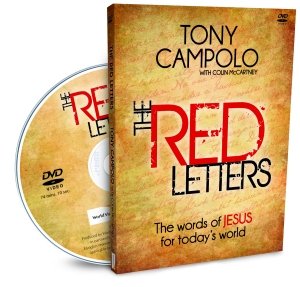 Cover of The Red letters - The Words Of Jesus For Todays World