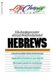 Cover of Hebrews - Life Change Series