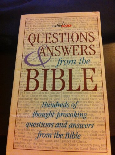 Cover of Questions And Answers From The Bible