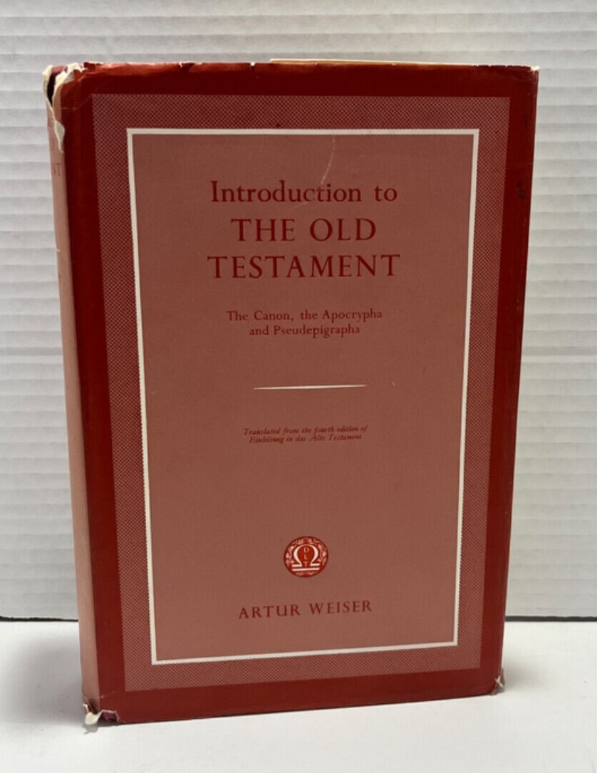 Cover of Introduction To The Old testament - The canon The Apocrypha And Pseudepigrapha