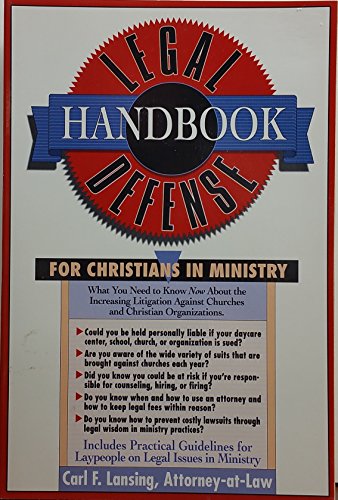 Cover of Legal defense handbook