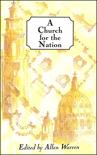 Cover of A Church for the Nation - Essays on the future of Anglicanism