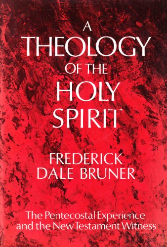 Cover of A Theology of the Holy Spirit