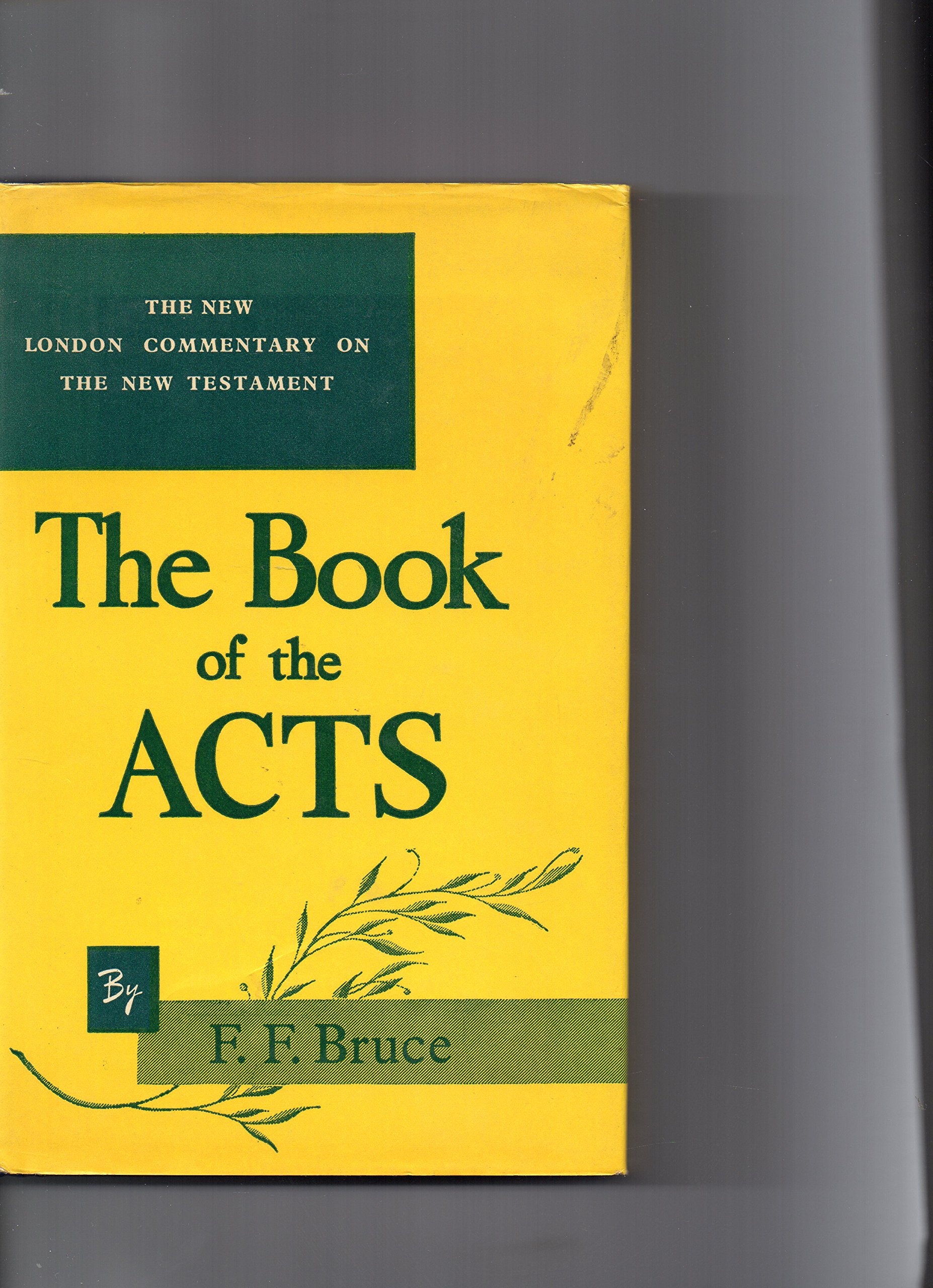 Cover of The book of the Acts - the New London Commentary