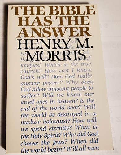 Cover of The Bible has the Answer