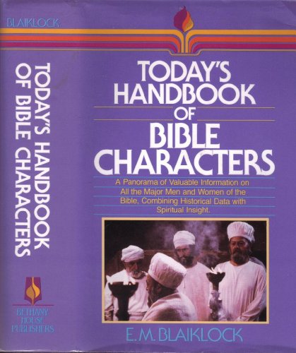 Cover of Todays Handbook of Bible Characters (Blaiklock)