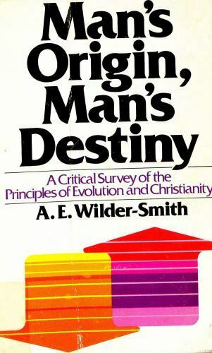 Cover of Mans Origin Mans Destiny