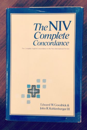Cover of The NIV complete concordance