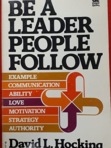 Cover of Be a Leader People Follow