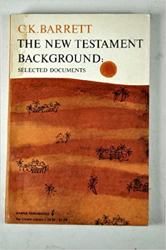 Cover of The New Testament Background: Selected Documents