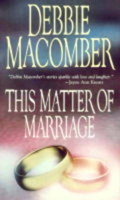 Cover of This Matter Of Marriage