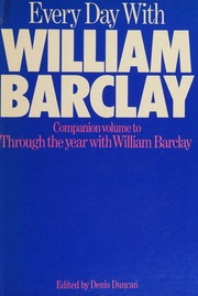 Cover of Every Day With William Barclay