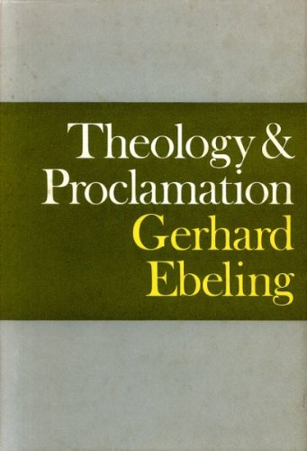 Cover of Theology & Proclamation