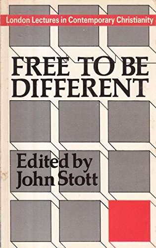 Cover of Free To Be Different - London lectures In Contemporary Christianity