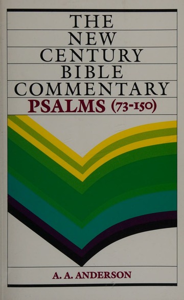 Cover of Psalms 73-150 - The New Century Bible Commentary based on RSV