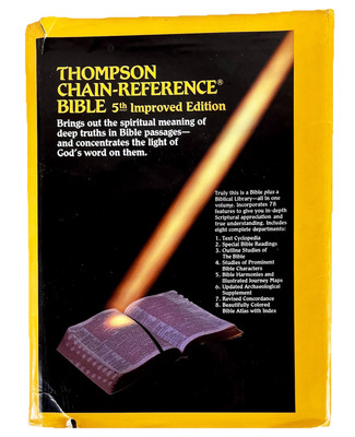 Cover of The Thompson Chain reference Bible - Fifth Improved Edition - KJV