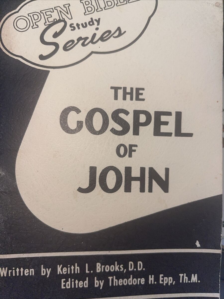 Cover of The Gospel Of John - The Open Bible Study Series