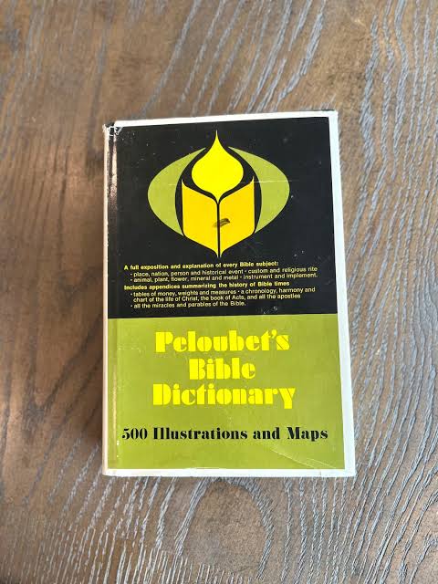 Cover of Peloubets Bible Dictionary