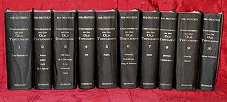Cover of Commentary on the Old Testament in 10 volumes
