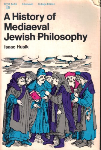 Cover of History of Medieval Jewish Philosophy.