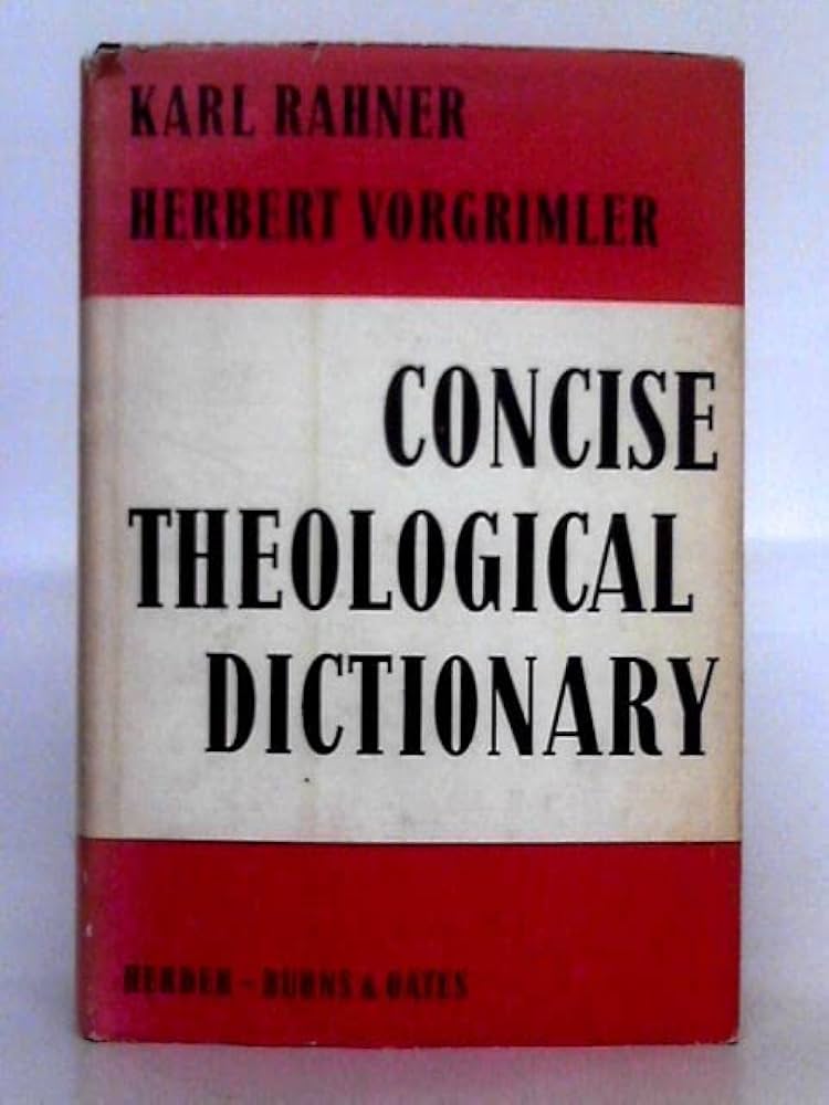 Cover of Concise Theological Dictionary