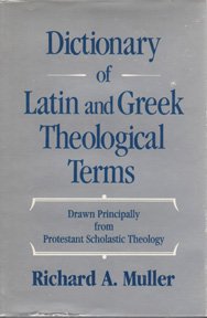 Cover of Dictionary of Latin and Greek theological terms